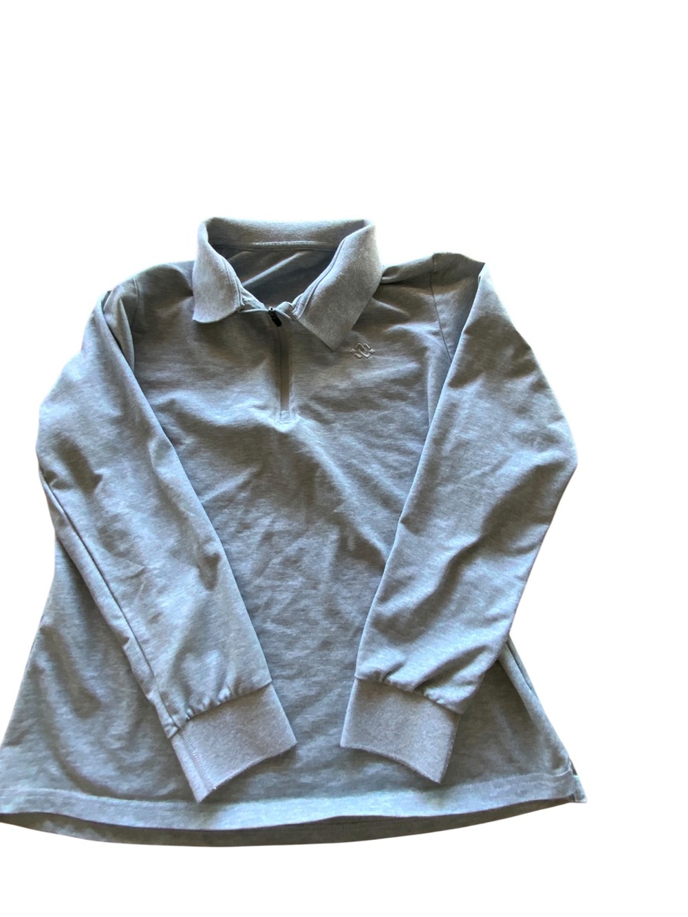 Men's Short Sleeve Heather Grey Polo Shirt